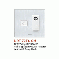 NANO ART II (블랙) 복합 2개용 8p + CATV